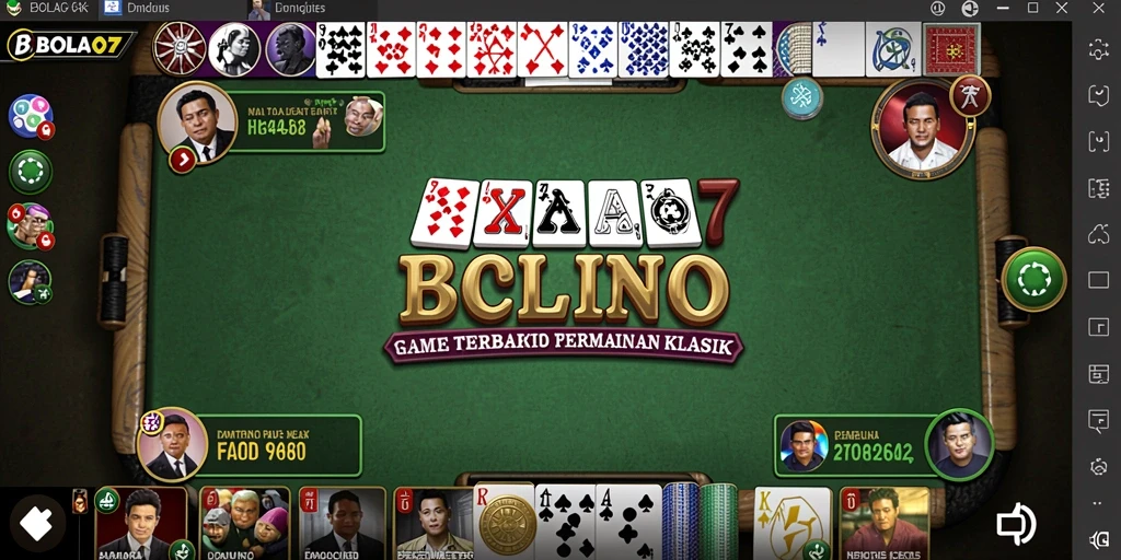 Tampilan permainan domino yang menarik di BOLA07.