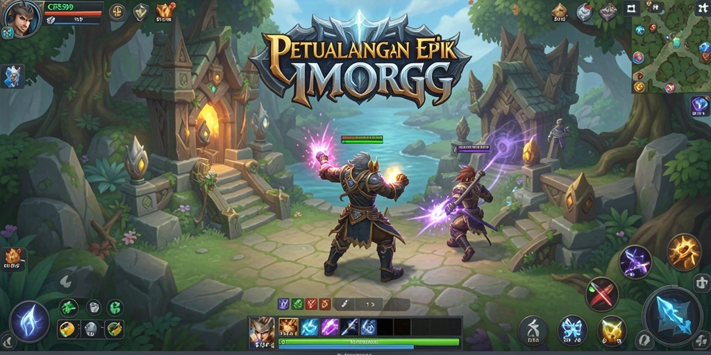 Tampilan aksi seru dalam gameplay CRS99 dengan pemandangan yang menakjubkan.