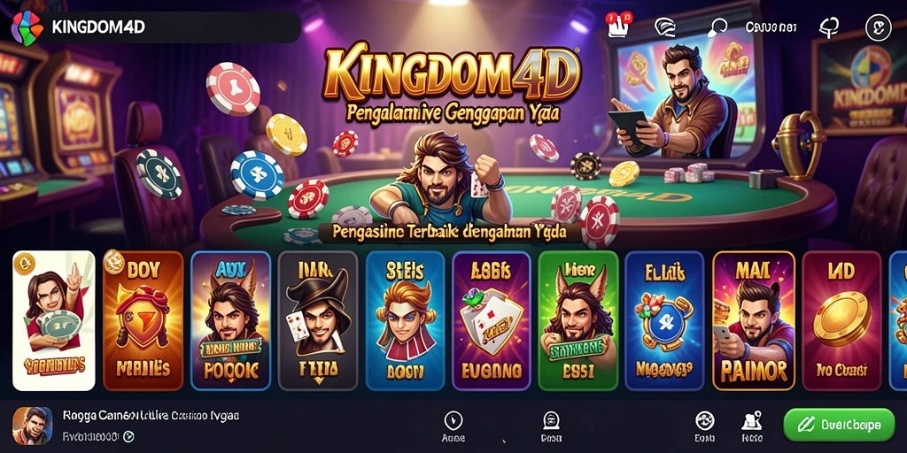 Tampilan gameplay Live Casino di KINGDOM4D yang menakjubkan dan interaktif.