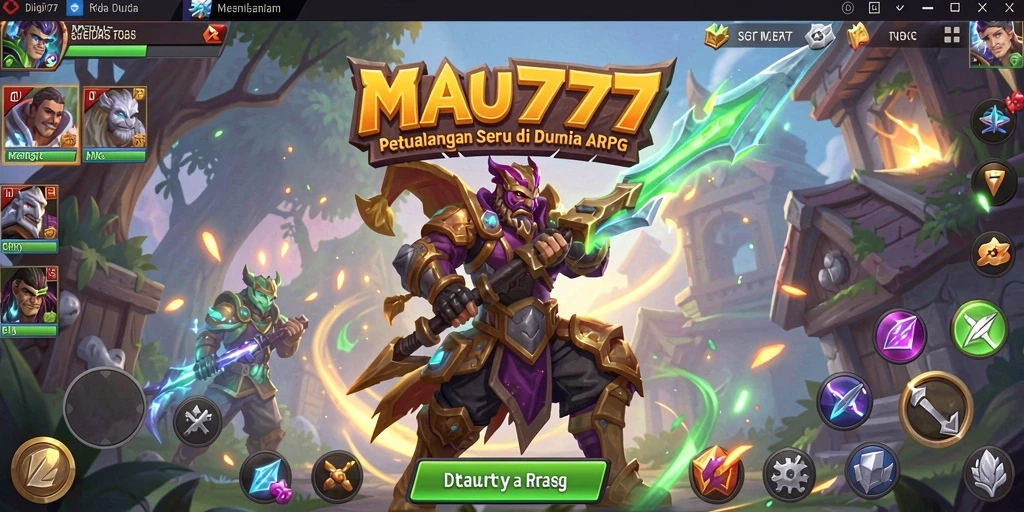 Screenshot gameplay MAU777 menampilkan aksi seru dalam petualangan ARPG.