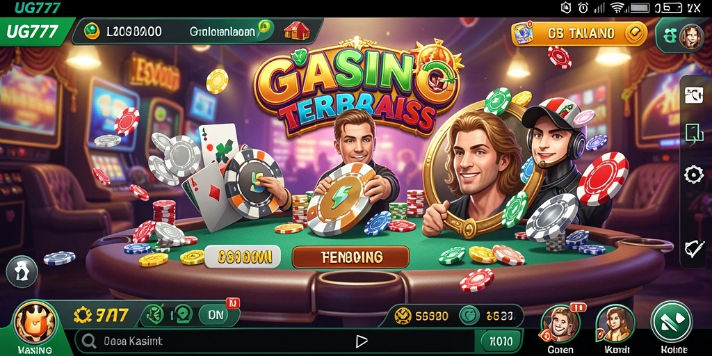 Screenshot UG777 menampilkan gameplay Kasino yang menarik dan interaktif.